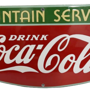 Vintage Coca-Cola-Fountain-Sign