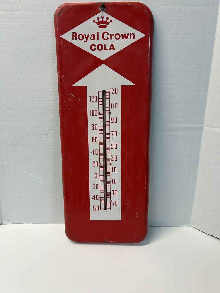Vintage royal crown cola Thermometer circa 1950s – 60s