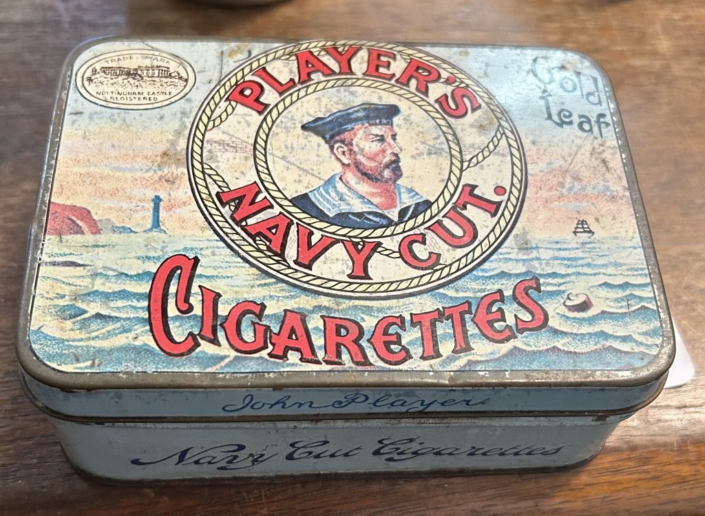 1920s Navy Cut Cigarettes tin